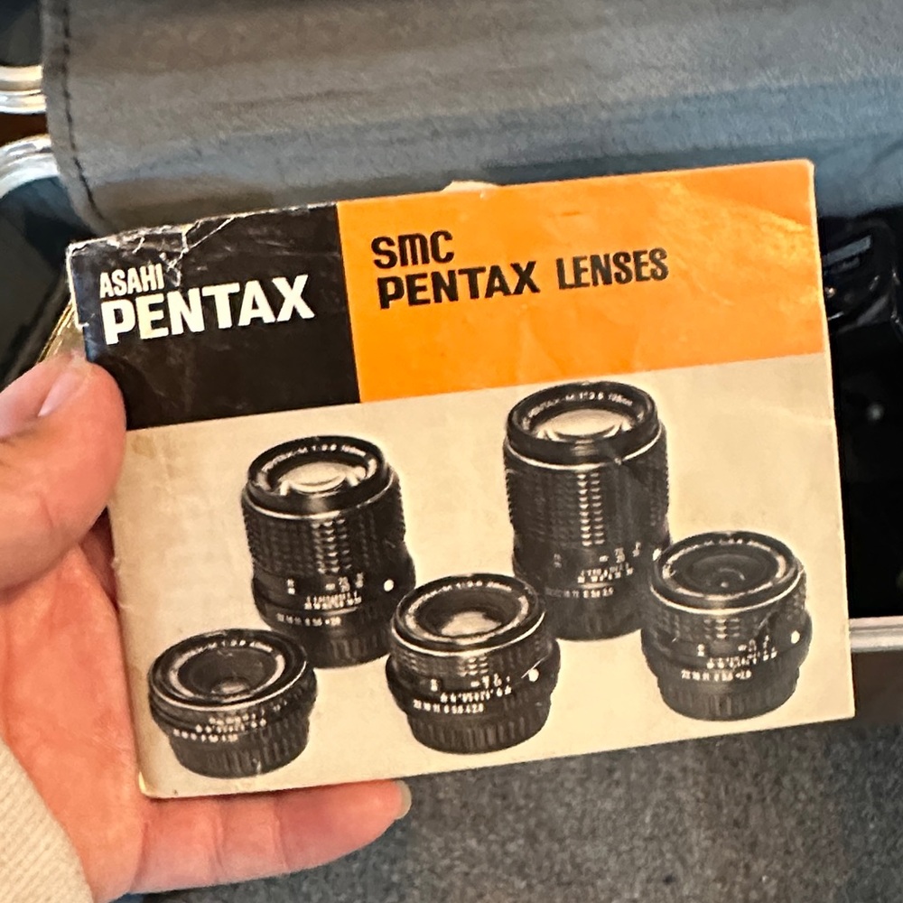 Pentax Black and Silver Film Camera with Brown Case - Picture 3 of 7